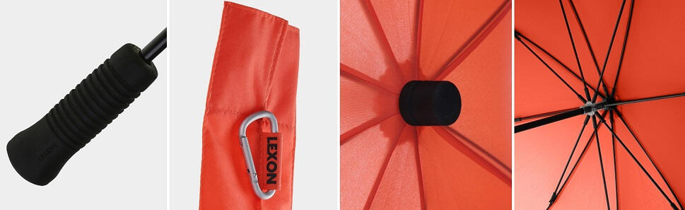 крепкая качественная конструкция зонта