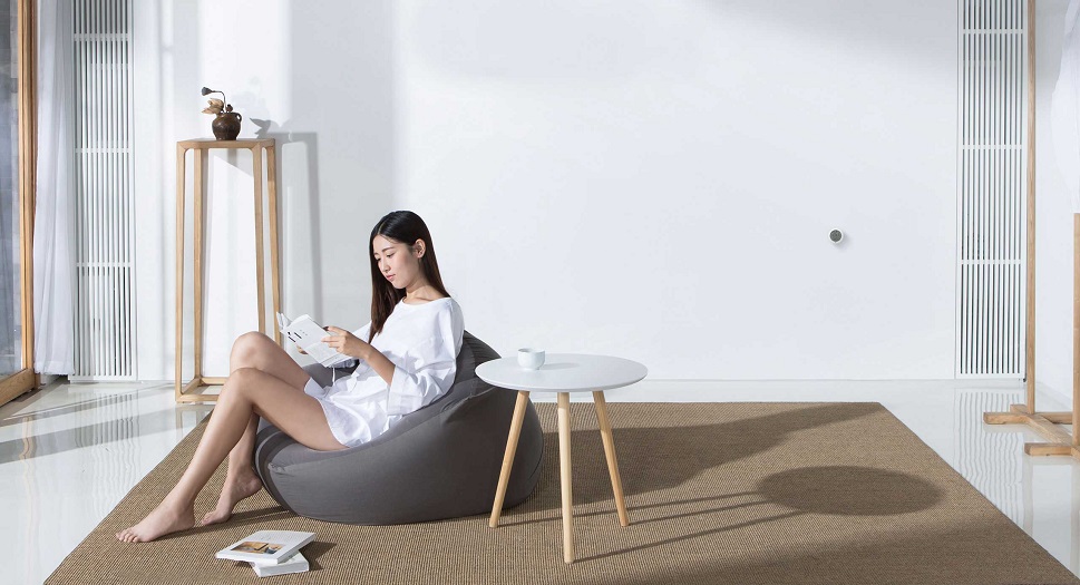 датчик отлично вписывается в интерьер