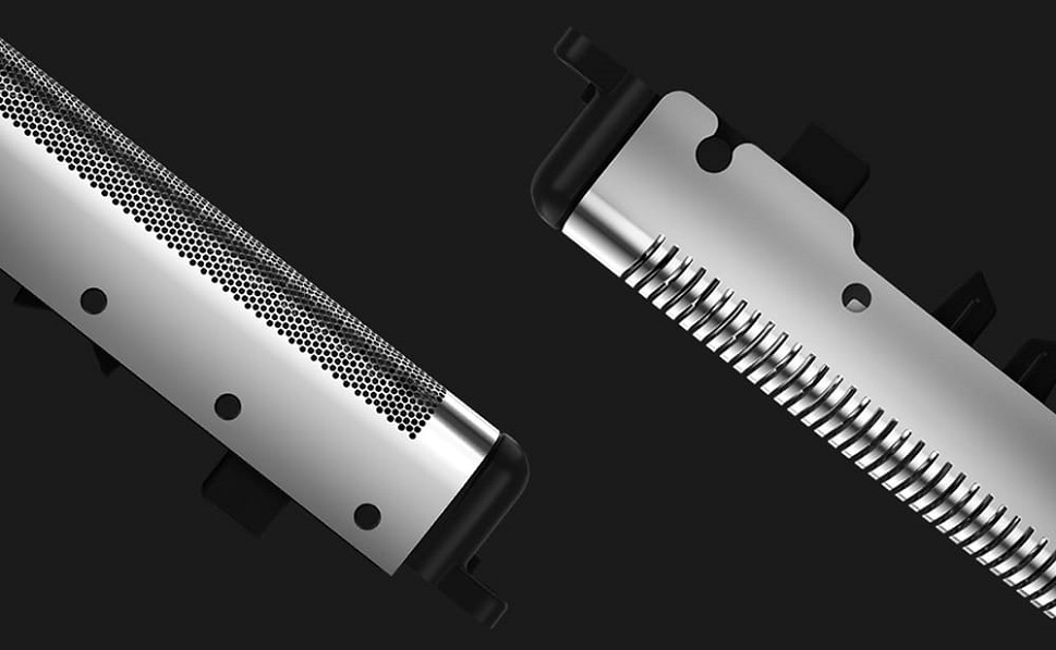 две головки для гладкого бритья