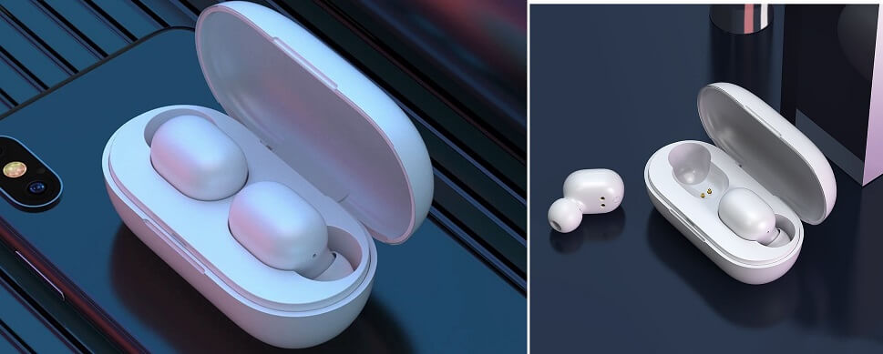 наушники в кейсе для зарядки наушники в кейсе для зарядки