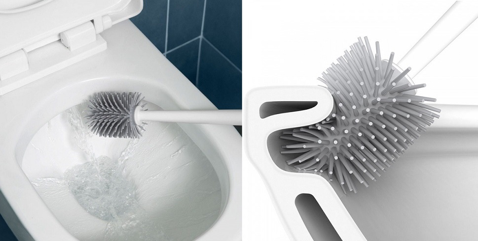 туалетная щетка имеет прорезиненную щетину