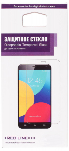 Защитное стекло для Xiaomi Redmi 4X Full Screen белый, Redline фото 1