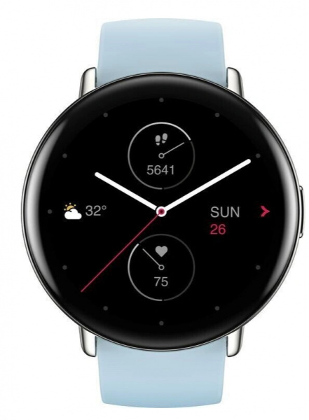 Умные часы Xiaomi Amazfit Zepp E Circle, голубой фото 4