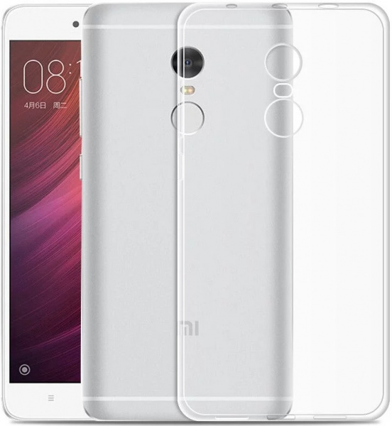 Чехол для смартфона Xiaomi Redmi Note 4/4X на Snapdragon, Silicone (прозрачный), Dismac фото 1