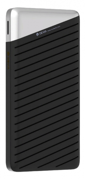 Внешний аккумулятор Devia Elegant J1 Business 10000 mah, черный фото 1