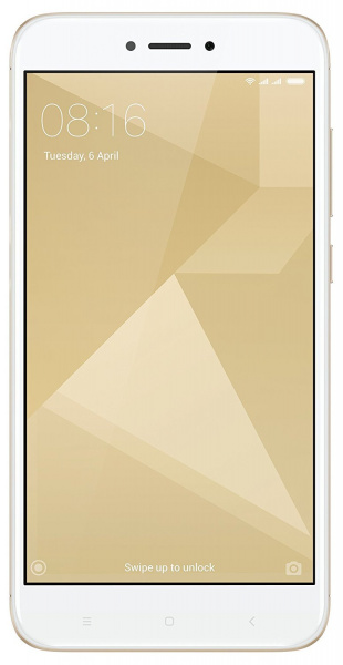 Смартфон Xiaomi RedMi 4X 16Gb Gold фото 1