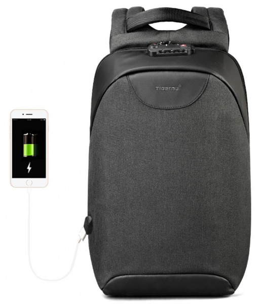 Рюкзак  для ноутбука Xiaomi 15.6" Tigernu T-B3611 черный фото 1