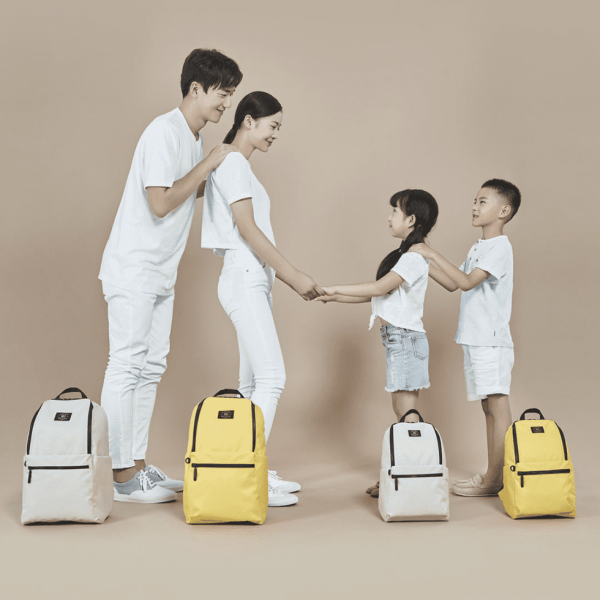 Набор рюкзаков Xiaomi Parent-child travel leisure backpack large+small, серый фото 5