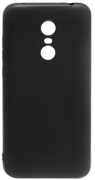 Чехол для смартфона Xiaomi Redmi 5 Plus, Glance, силиконовый матовый софт-тач (черный), TFN фото 1