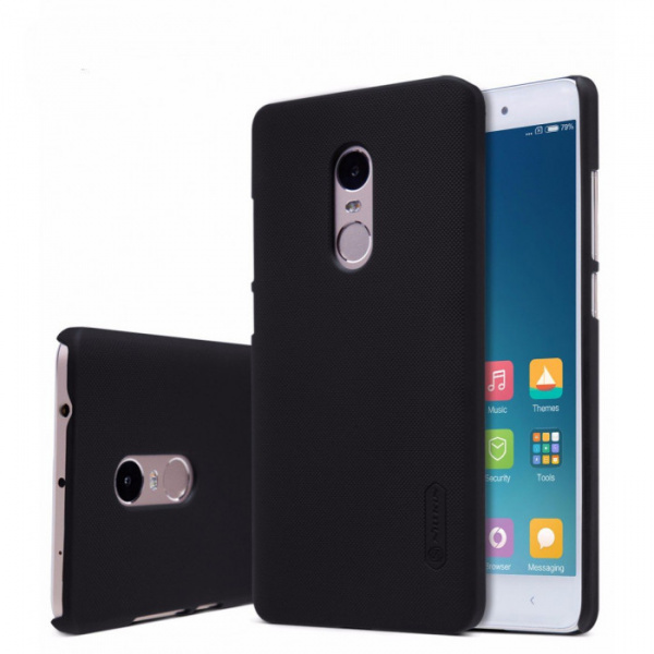 Чехол клип-кейс для Xiaomi Redmi Note 4/4X на MTK (черный), Nillkin Super Frosted Shield фото 1