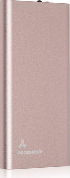 Внешний аккумулятор Accesstyle Coral 6MP, 5000 мА·ч, 1 подкл. устройство, розовый фото 1