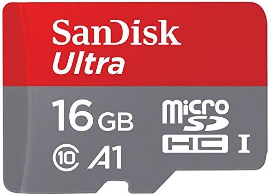 Карта памяти SanDisk Ultra microSDHC 16GB Class 10 UHS-I (48MB/s) без адаптера фото 1