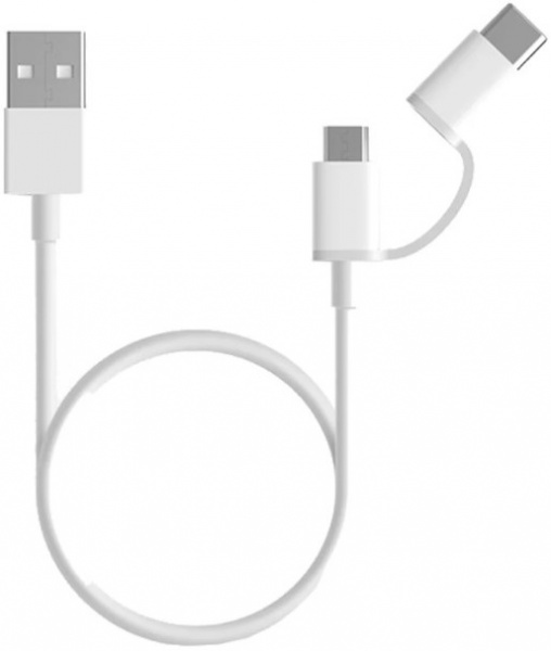 Кабель Xiaomi Mi USB Type C/Micro USB, 1м фото 1
