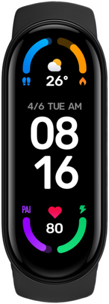 Фитнес браслет Xiaomi Mi Band 6, черный фото 2