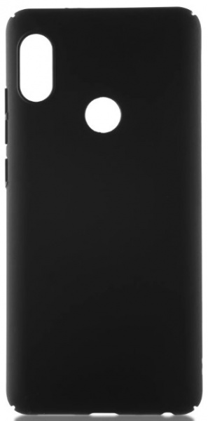 Чехол для смартфона Xiaomi Redmi Note 6 Pro силиконовый (матовый черный), BoraSCO фото 1