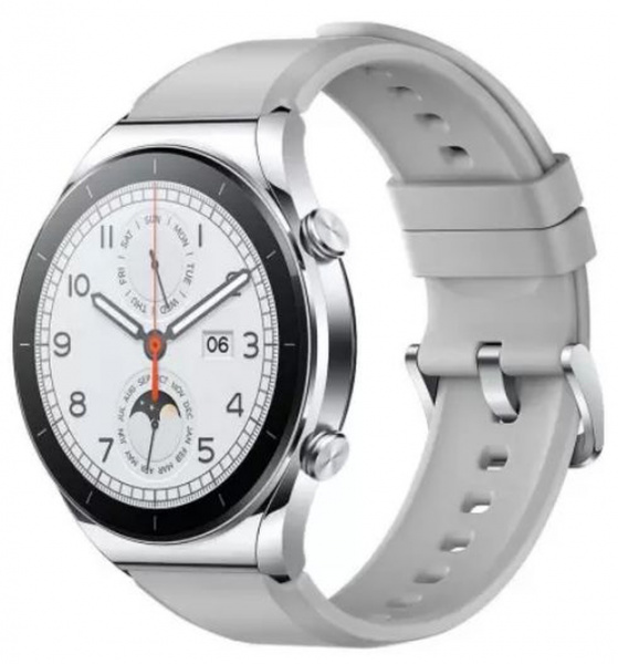 Умные часы Xiaomi Watch S1 GL (M2112W1), серебристый фото 1