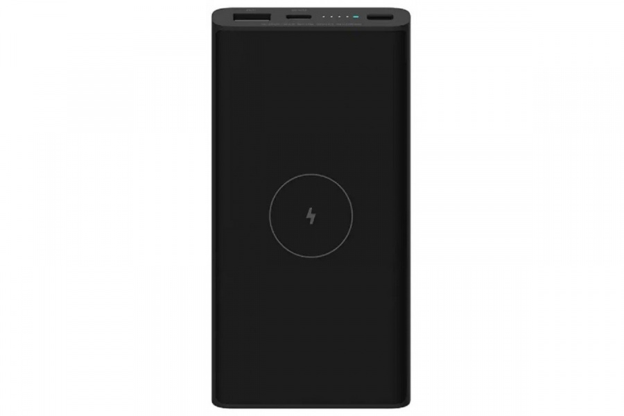Внешний аккумулятор с поддержкой беспроводной зарядки Xiaomi Mi 10000 mAh 10W Wireless Power Bank (BHR5460GL), черный фото 1