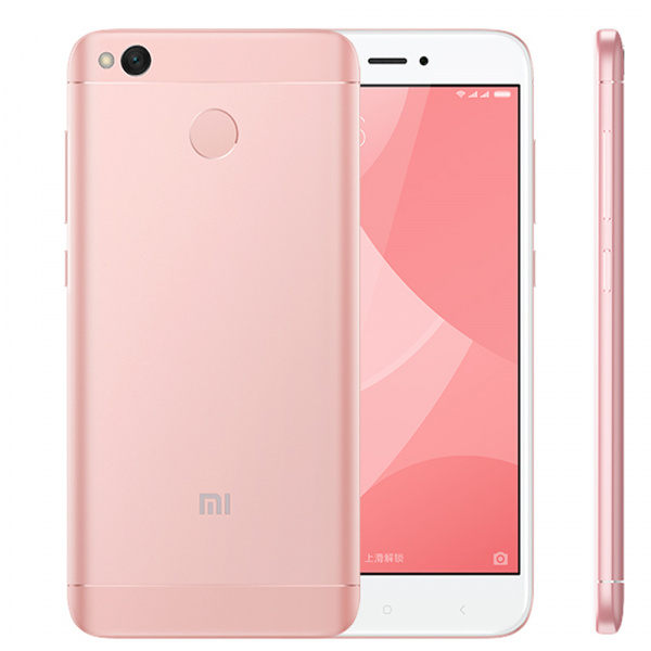 Смартфон Xiaomi RedMi 4X 16Gb Pink фото 2