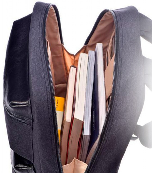 Рюкзак Xiaomi 90 Points Business Commuting Functional Backpack для ноутбуков до 13" черный фото 3