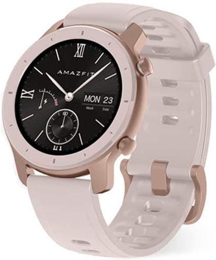 Умные часы Xiaomi Huami Amazfit GTR 42мм, розовые фото 1
