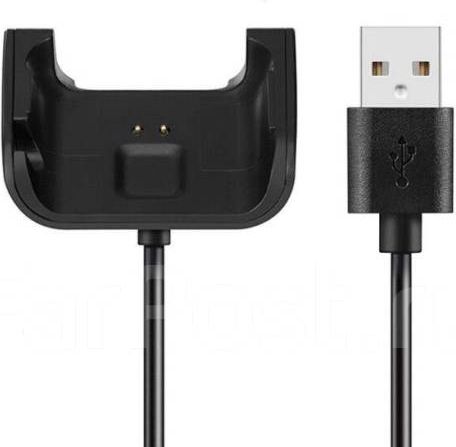 Зарядное устройство USB для Xiaomi Amazfit Bip, черное фото 3