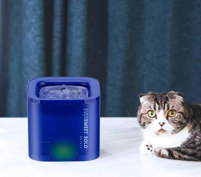 Дозатор воды для животных PETKIT Smart Water Dispenser SOLO, синий фото 6