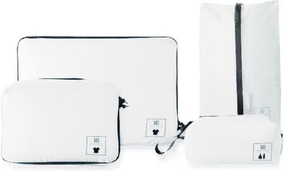 Набор упаковочных сумок для чемодана 90 Points Base Storage Bag Set (4 шт) Белый фото 1