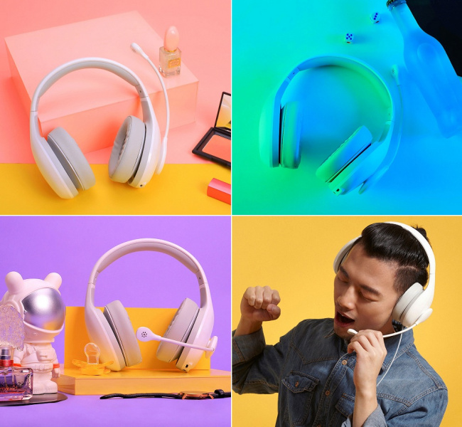 Компьютерная гарнитура Xiaomi BT Karaoke Headset беспроводная белая фото 3