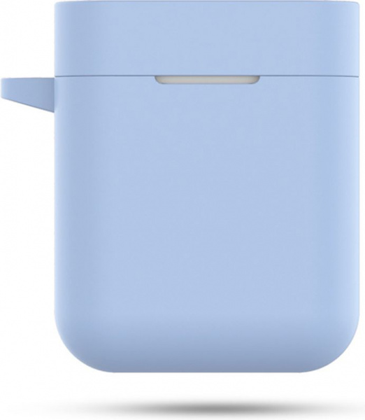 Чехол силиконовый для наушников Xiaomi AirDots Pro, голубой фото 1