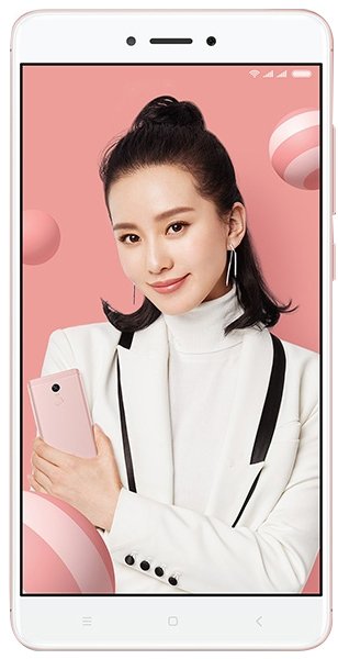 Смартфон Xiaomi Redmi Note 4X 64Gb+4Gb Pink фото 1
