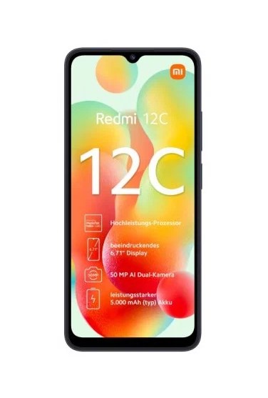 Смартфон Xiaomi Redmi 12C 3/64Gb Синий RU фото 2