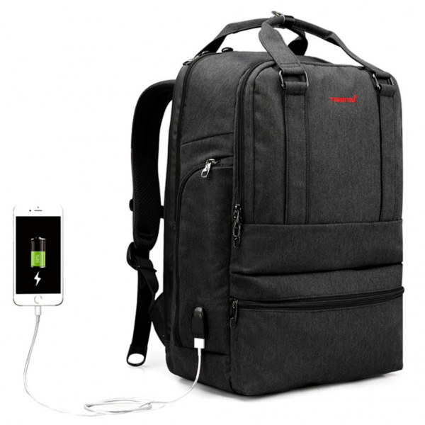 Рюкзак для ноутбука Xiaomi 15.6" T-B3243 Tigernu черный фото 2