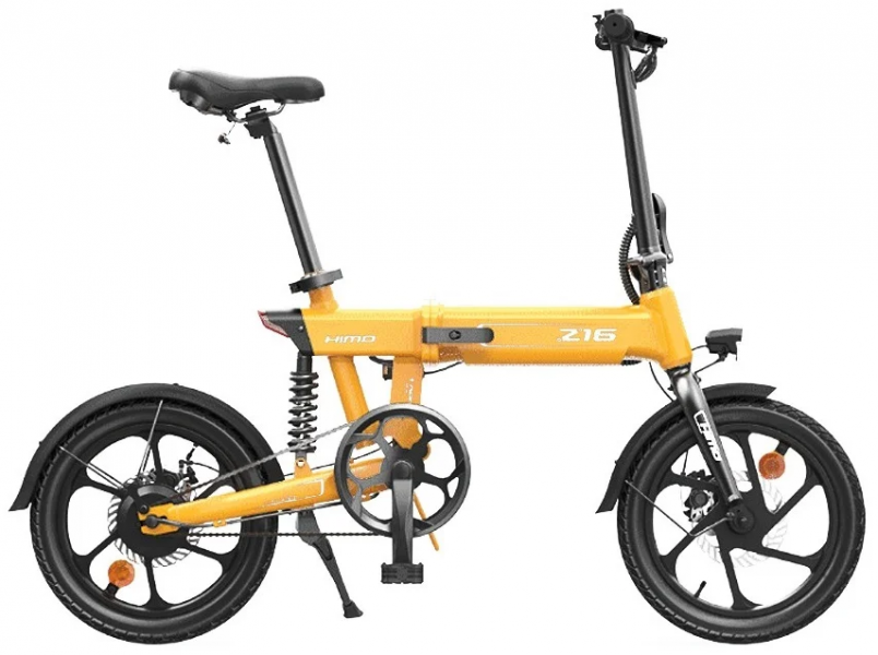 Электровелосипед складной Xiaomi HIMO Z16, желтый фото 1