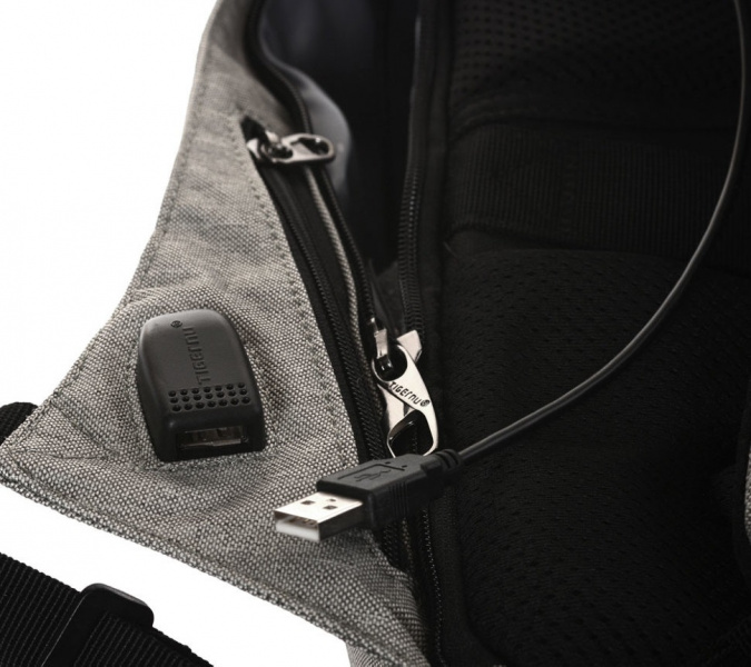 Рюкзак для ноутбука Xiaomi 16" T-B3213 Tigernu T-B3213 светло-серый фото 5