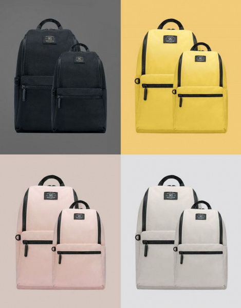 Набор рюкзаков Xiaomi Parent-child travel leisure backpack large+small, серый фото 6