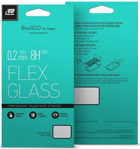 Защитное стекло для Xiaomi Mi Mix 3, VSP Flex гибридное, BoraSCO фото 1