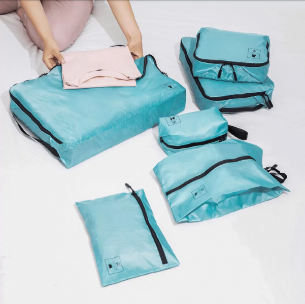 Набор упаковочных сумок для чемодана 90 Points Base Storage Bag Set (6 шт) Синий фото 3
