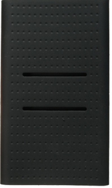 Чехол силиконовый для внешнего аккумулятора Xiaomi Mi Power Bank 2 20000 mah (черный) фото 1