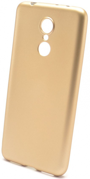 Чехол для смартфона Xiaomi Redmi 5, Glance, силиконовый матовый софт-тач (золотистый), TFN фото 1