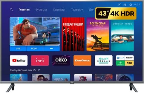 Телевизор Xiaomi Mi TV 4S, 43" T2 Global (2019) фото 1