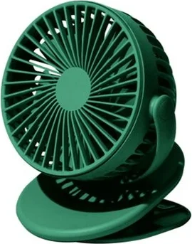 Вентилятор портативный SOLOVE clip electric fan 3 Speed, зелёный фото 1