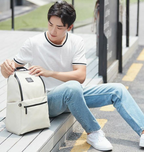 Набор рюкзаков Xiaomi Parent-child travel leisure backpack large+small, серый фото 3