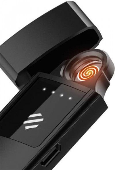 Электронная USB-Зажигалка Xiaomi, черный фото 2