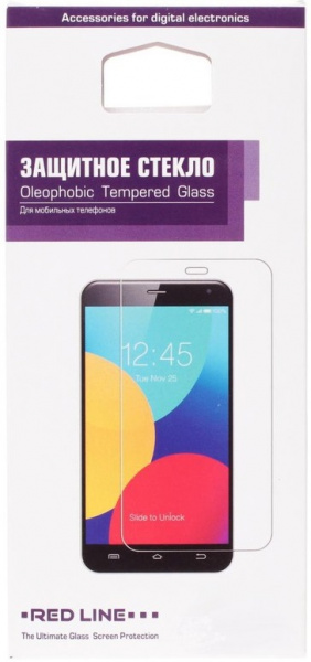 Защитное стекло для Xiaomi Mi6 Full Screen белый, Redline фото 1