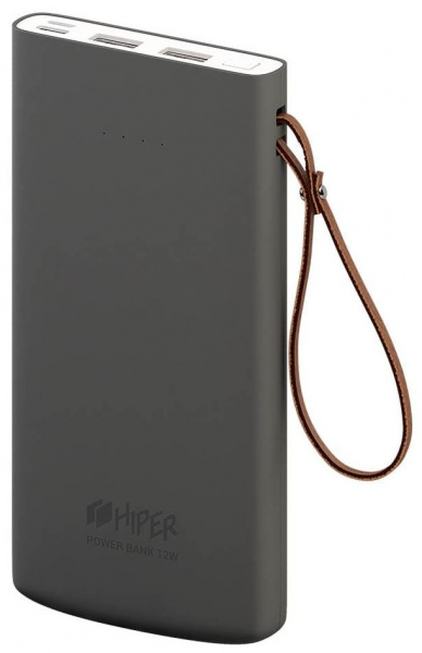 Внешний аккумулятор HIPER TRAVEL 10K, 10000 mah, серый фото 3